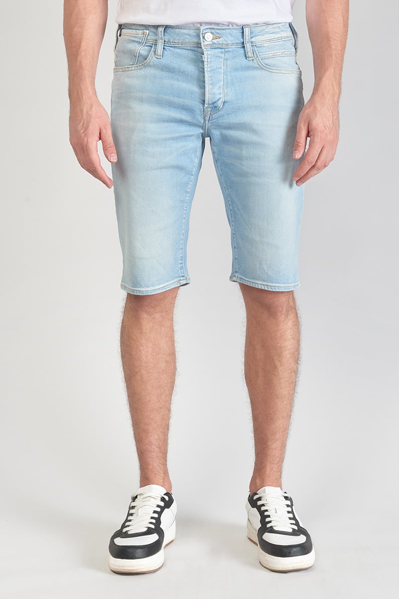 Bermuda Laredo en jeans bleu clair délavé