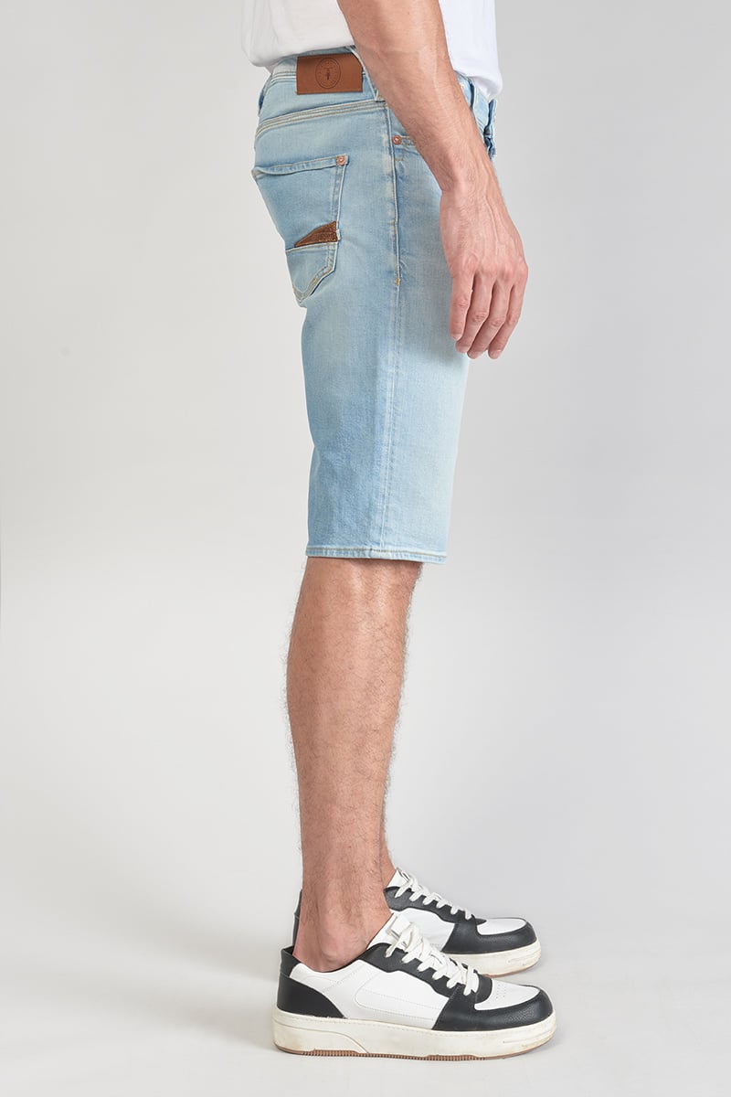 Bermuda Laredo en jeans bleu clair délavé