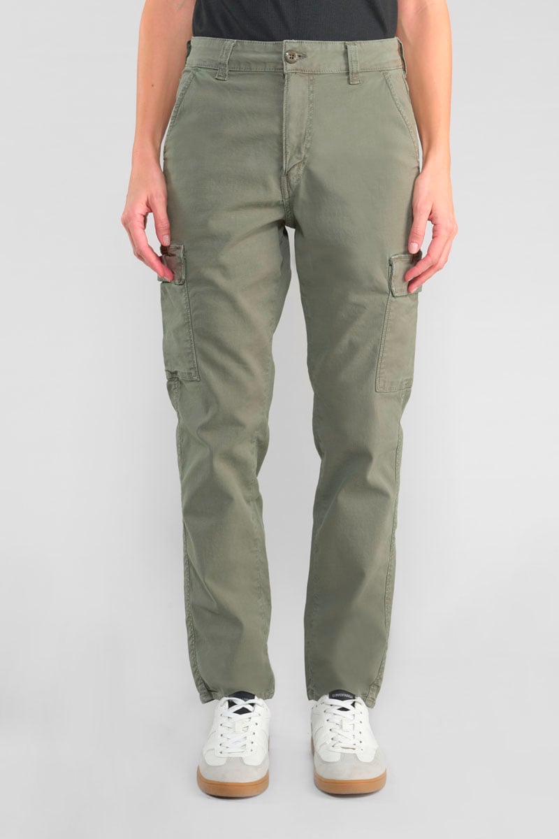 Khaki Castellas cargo trousers