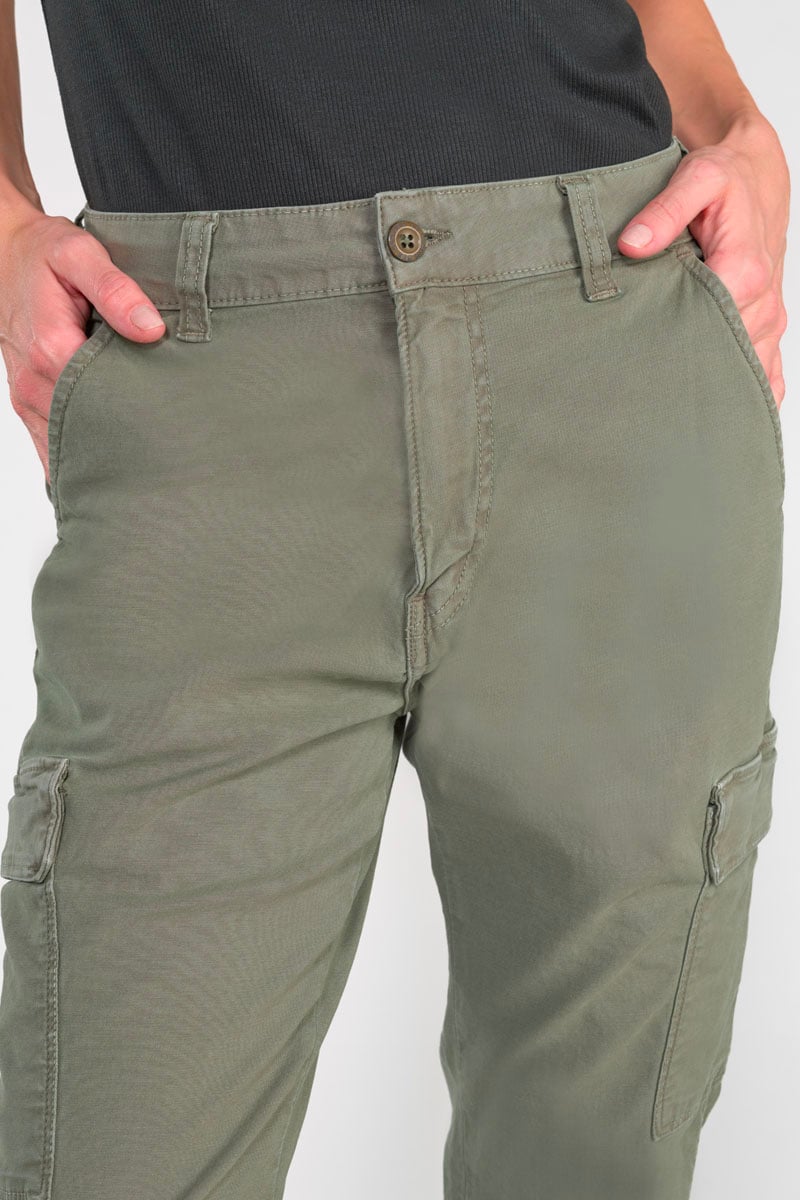 Khaki Castellas cargo trousers