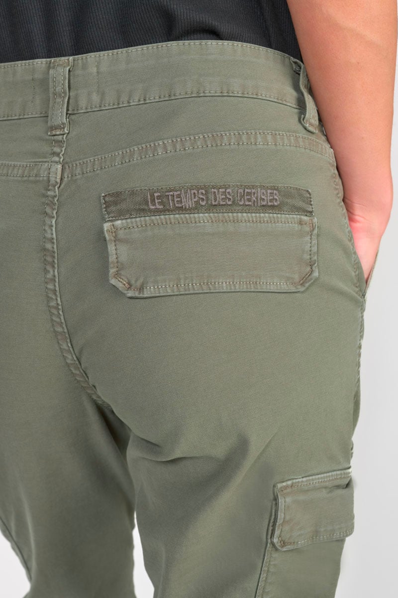 Khaki Castellas cargo trousers