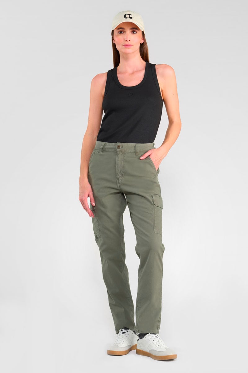 Khaki Castellas cargo trousers
