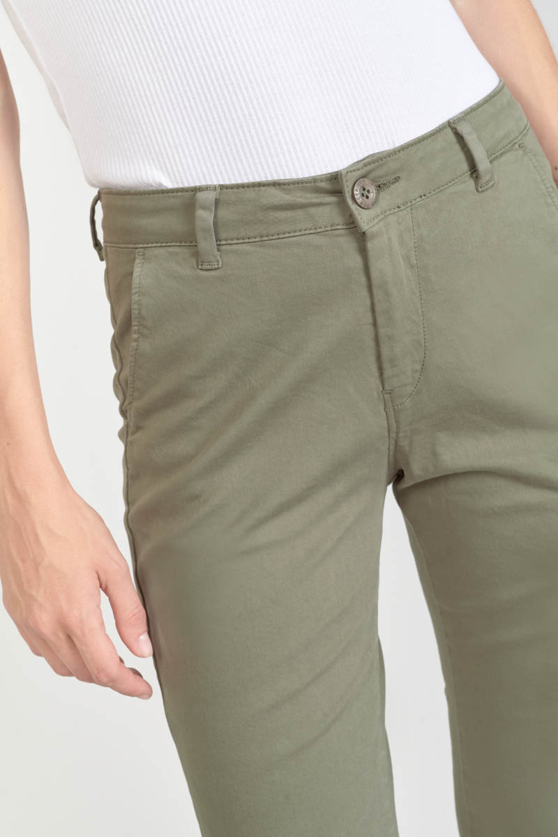 Khaki Dyli3 chino trousers