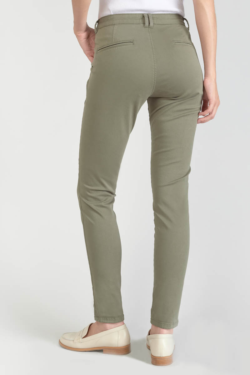 Khaki Dyli3 chino trousers