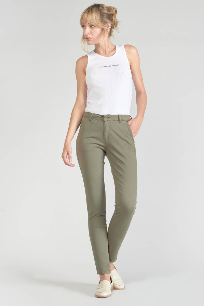 Khaki Dyli3 chino trousers