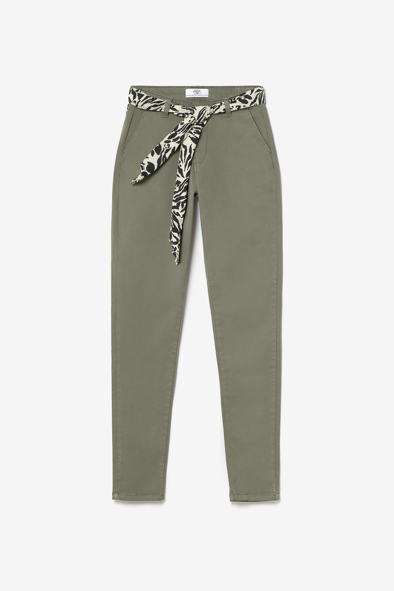 Khaki Dyli3 chino trousers