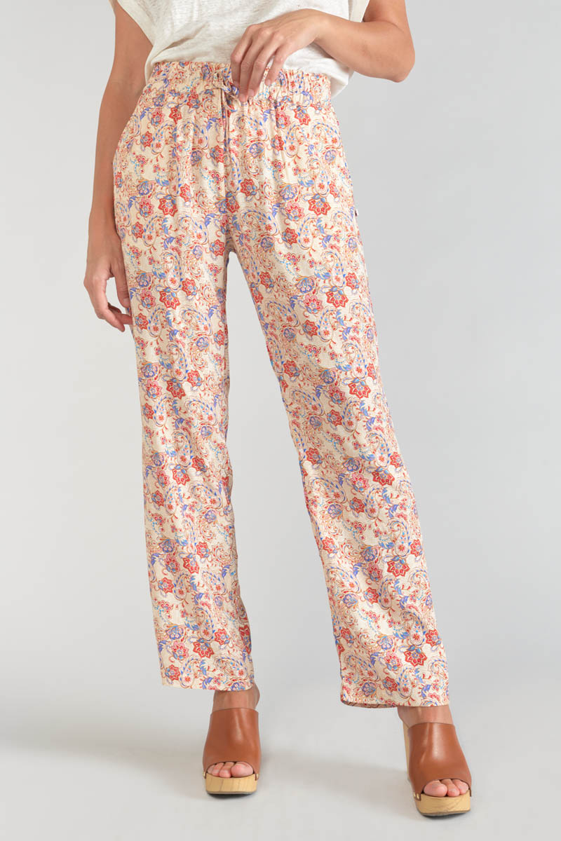 Pantalon Henel à motif cachemire