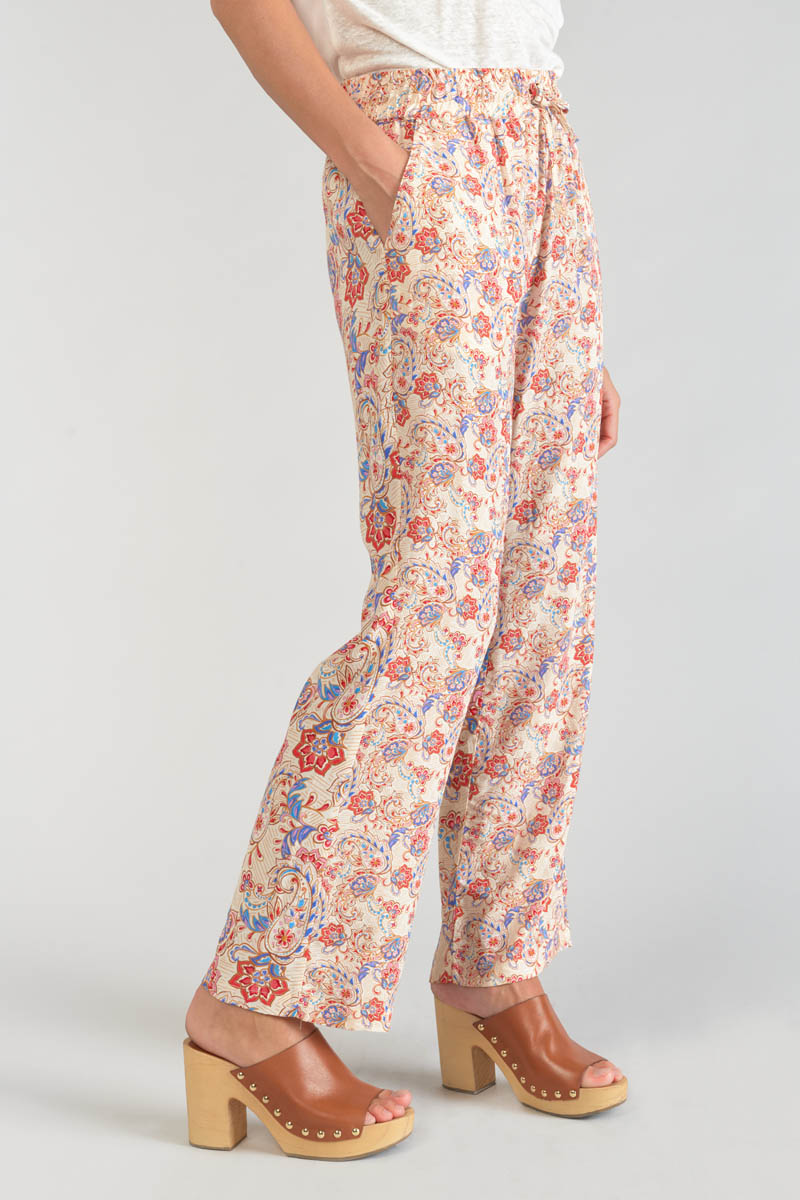 Pantalon Henel à motif cachemire