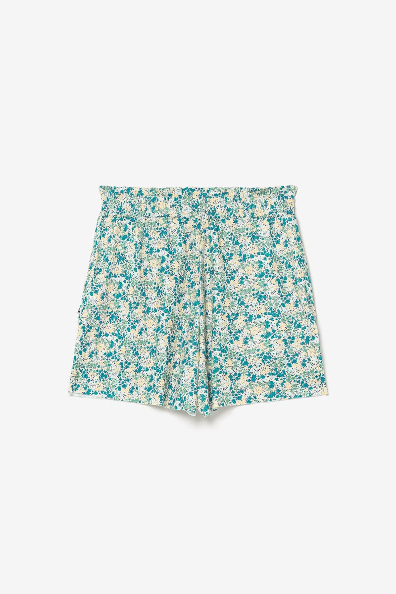 Green floral Oxagi shorts