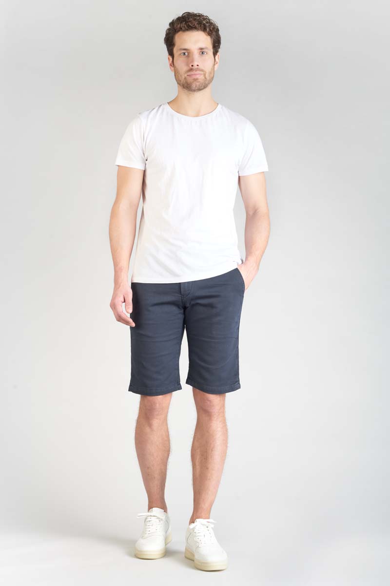 Midnight blue Jogg Swoop chino Bermuda shorts