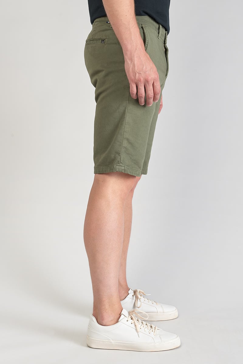 Khaki Jogg Swoop chino Bermuda shorts