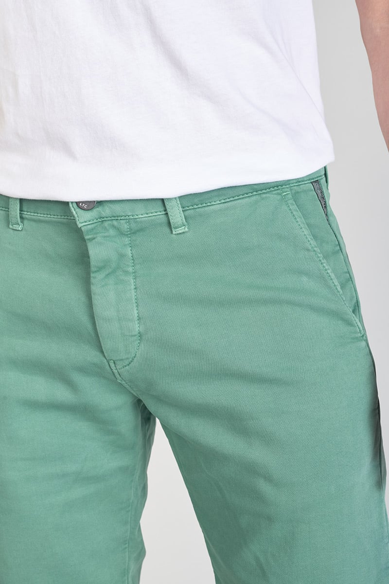 Bermuda chino Jogg Swoop vert d'eau