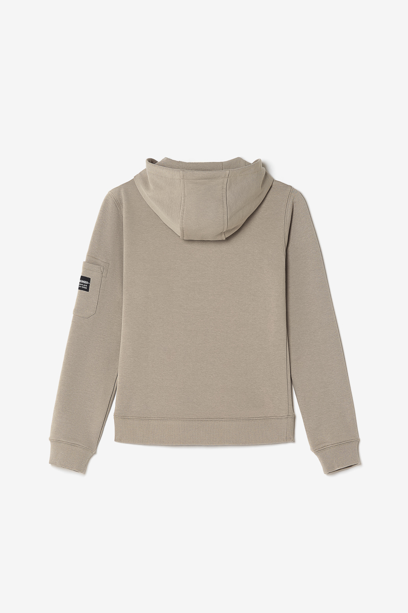 Veste zippée Hodybo gris beige