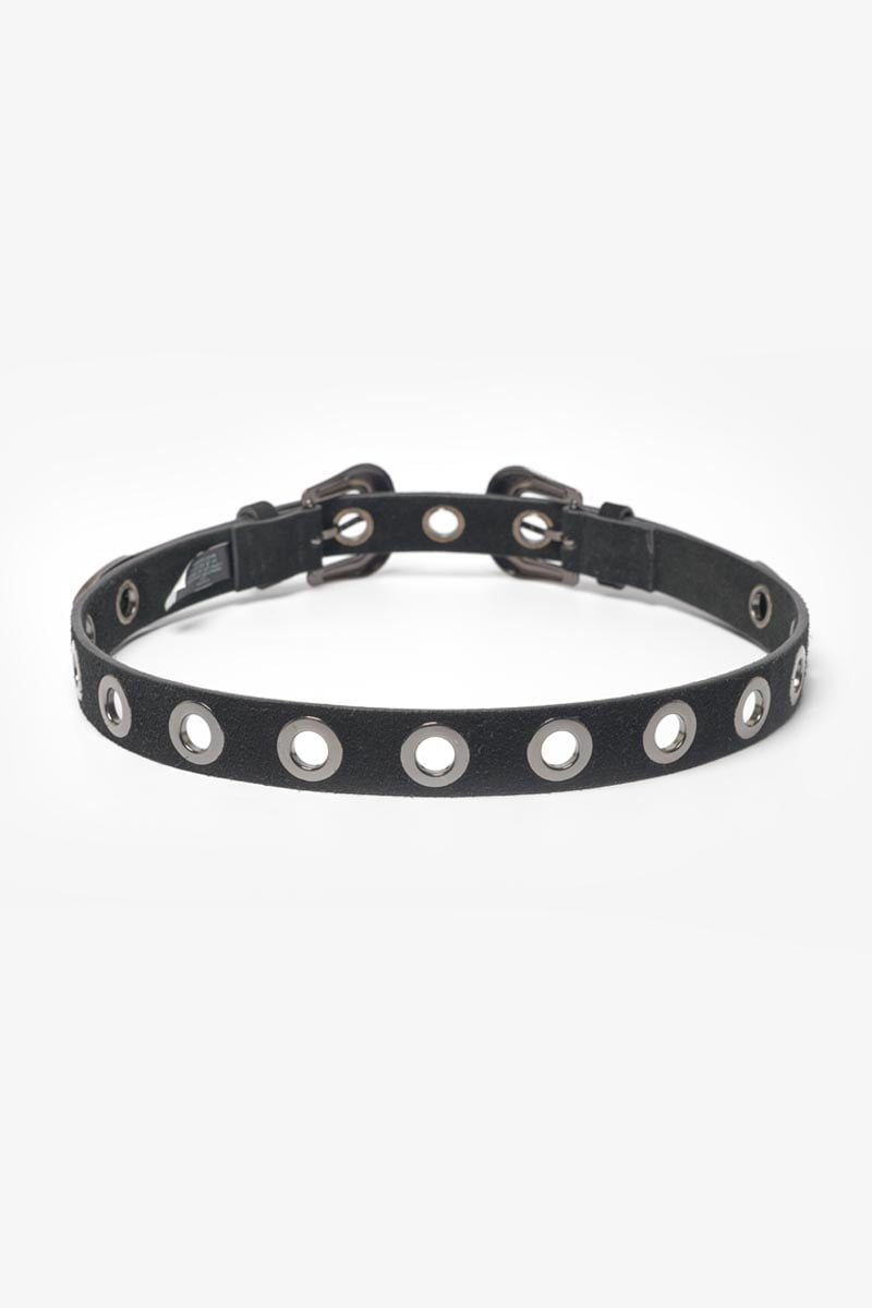 Ceinture Esera en cuir noir