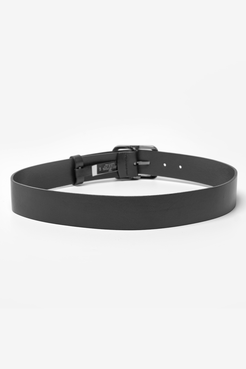 Black leather Onis belt