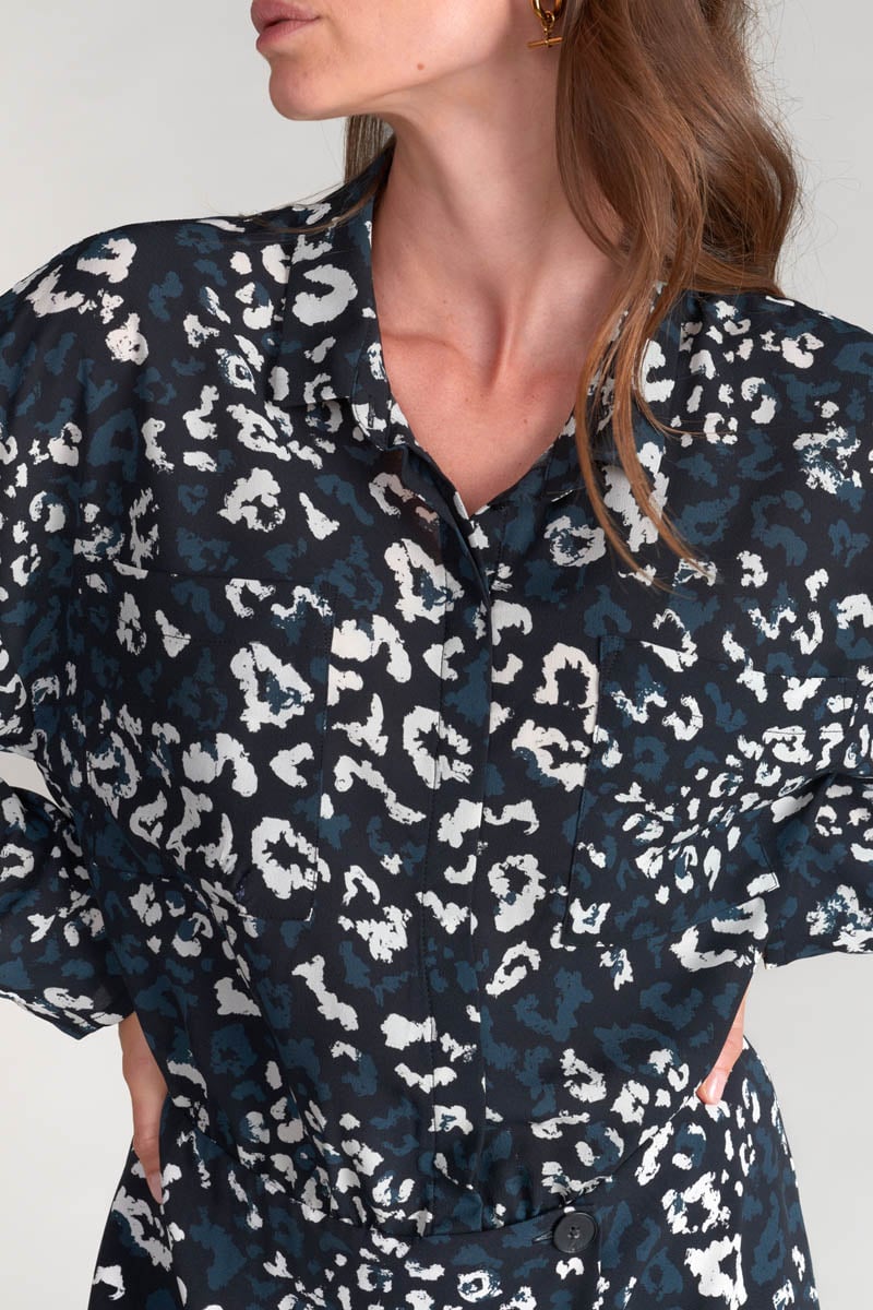 Leopard print Evann dress