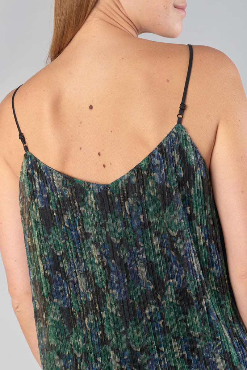 Pine green iridescent Kyla camisole
