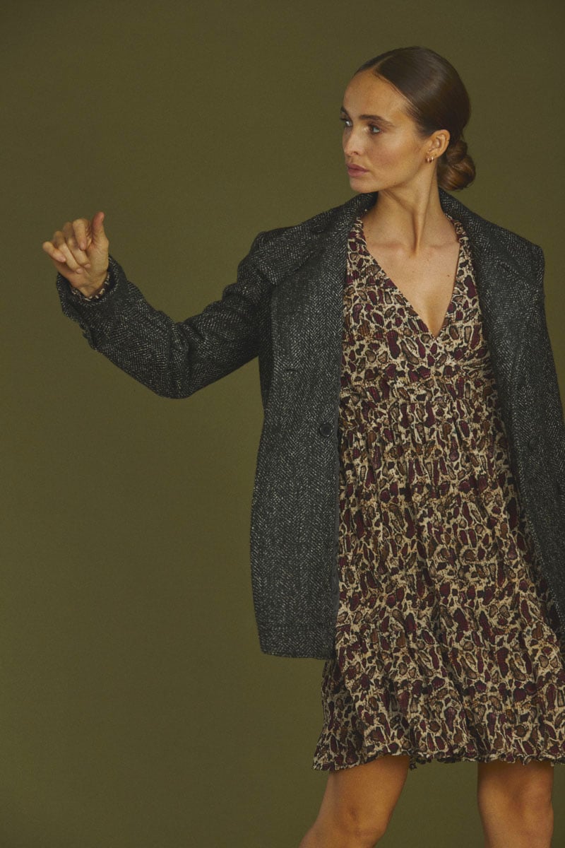 Snakeskin print Mihabel dress