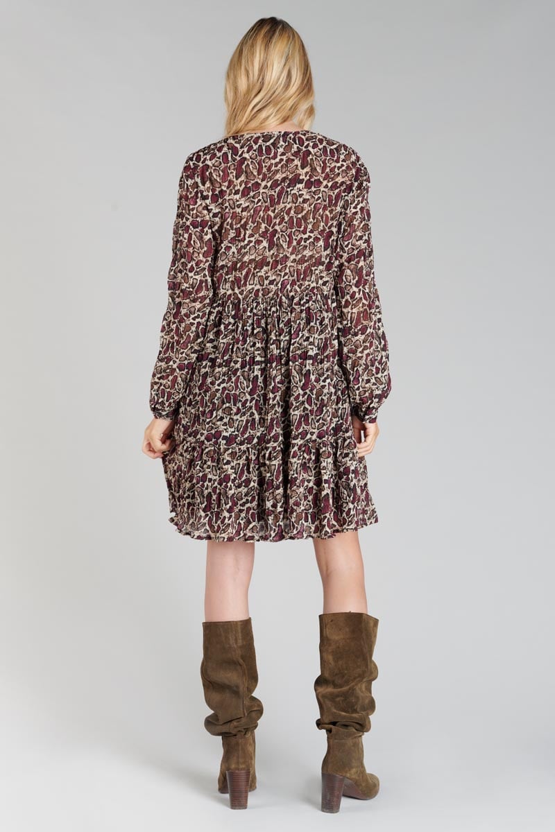 Snakeskin print Mihabel dress