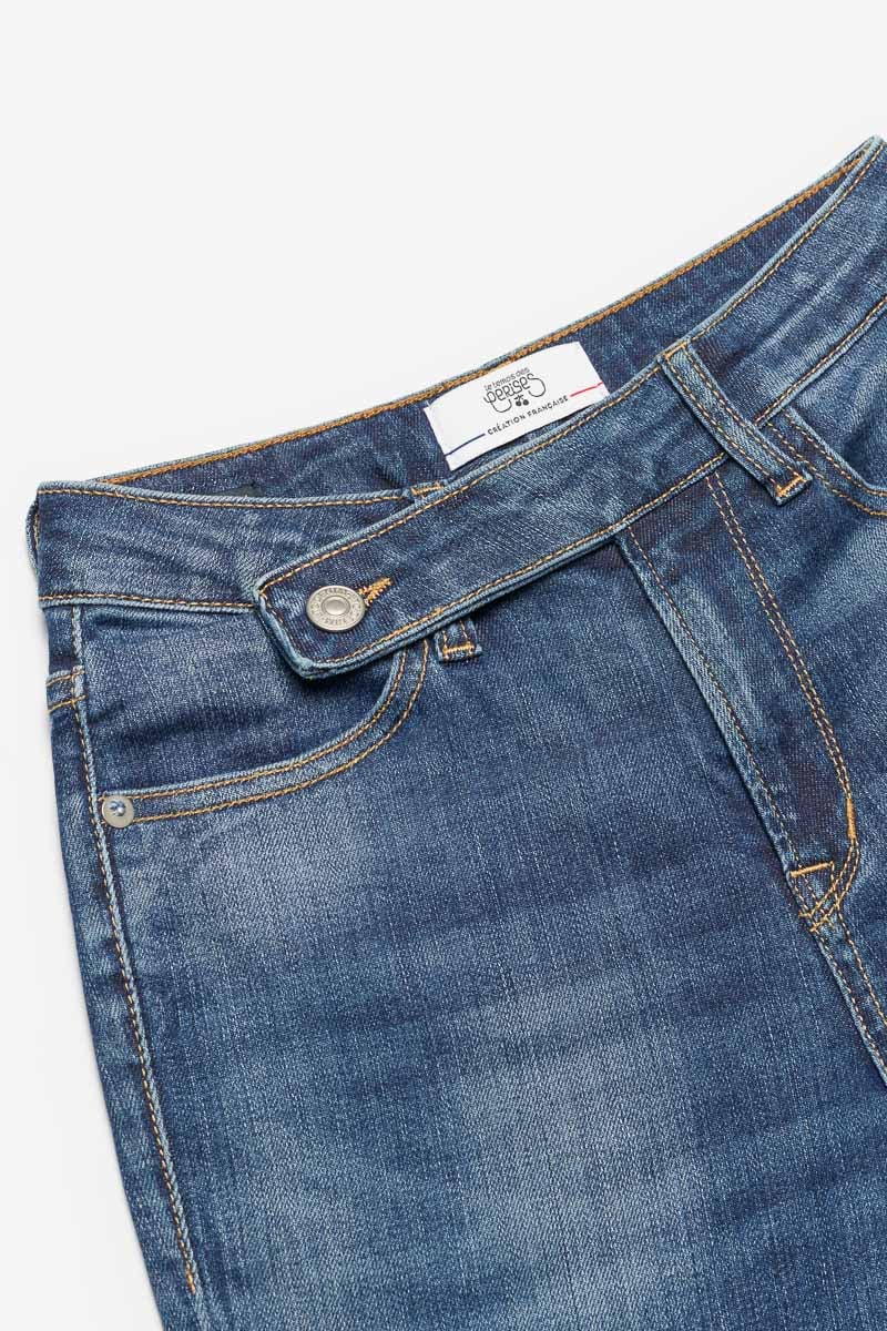 Jeans 400/14 mom Basic high waist 7/8th blue N°2
