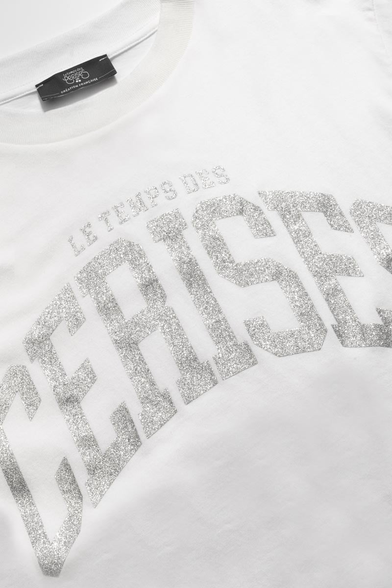 Printed cream Claudegi t-shirt