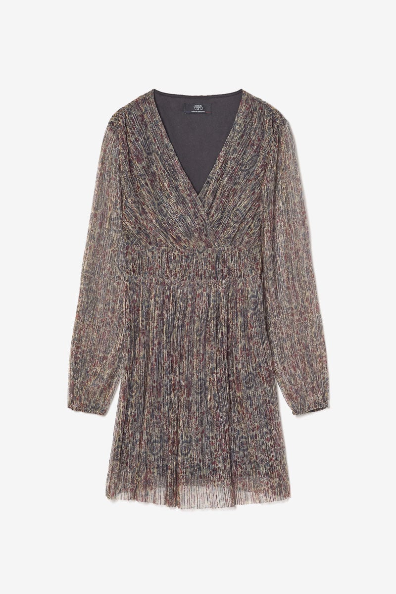 Iridescent paisley print Kodigi dress