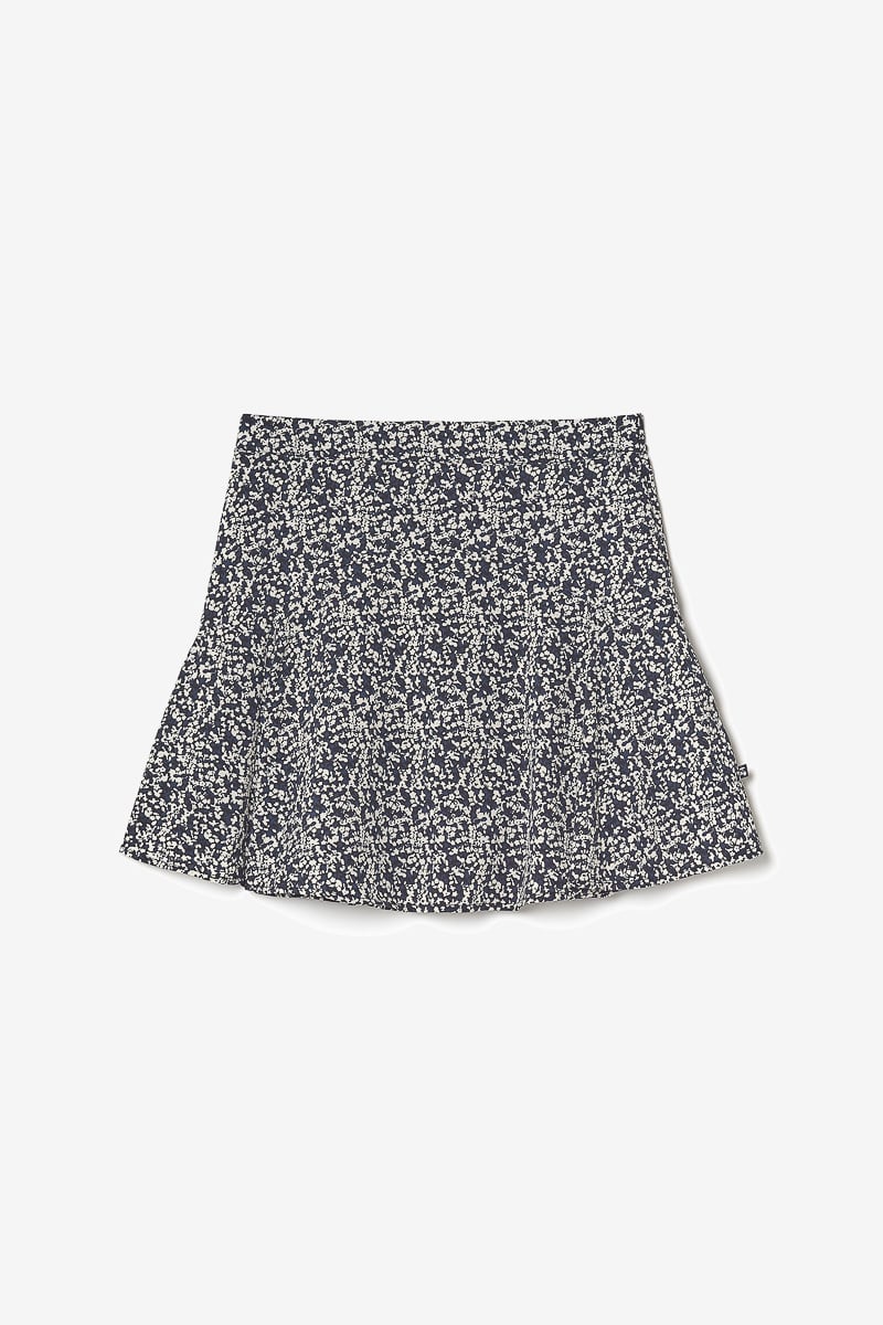 Midnight blue and white floral Onourisgi skort