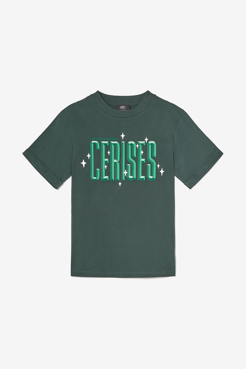 Bottle green Priahgi t-shirt