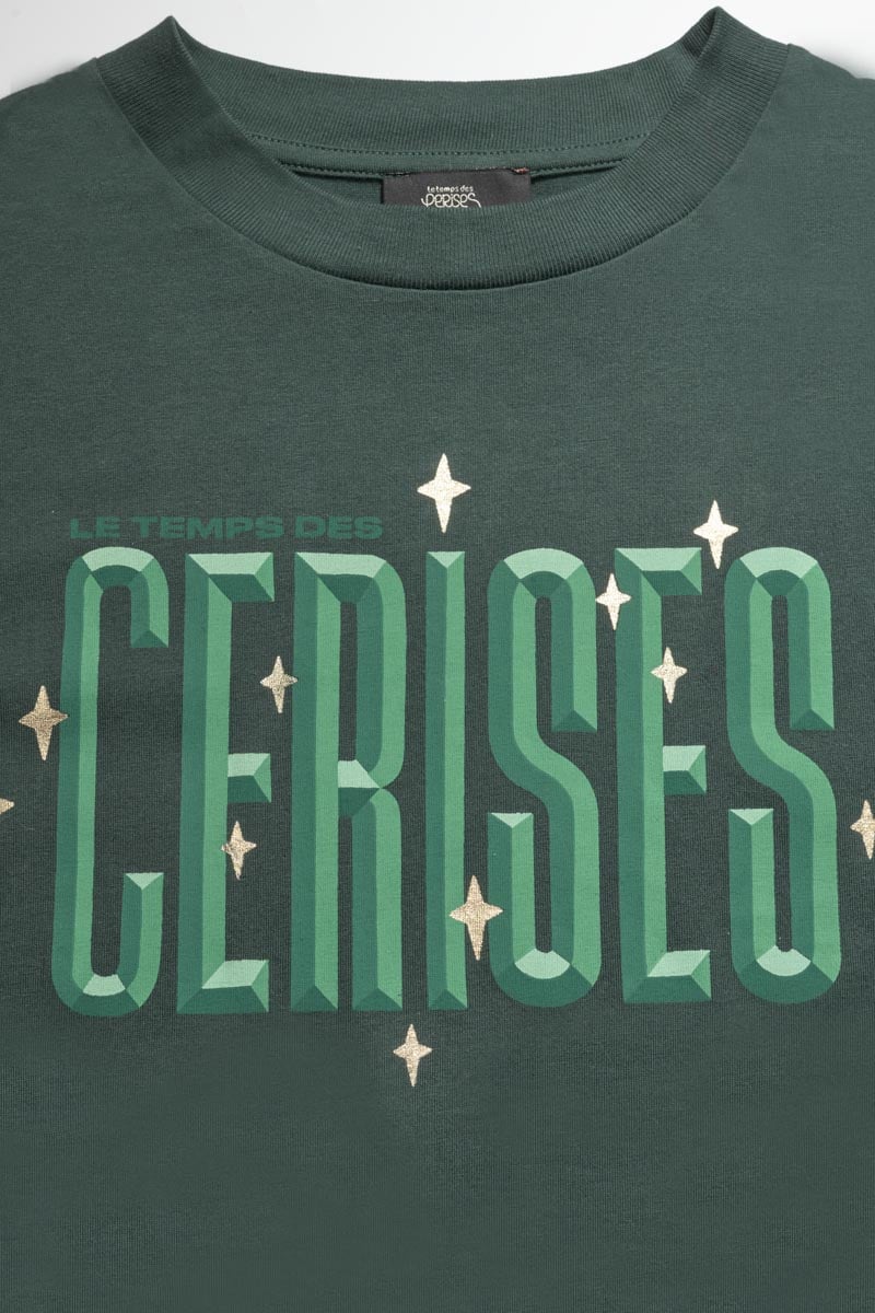 Bottle green Priahgi t-shirt