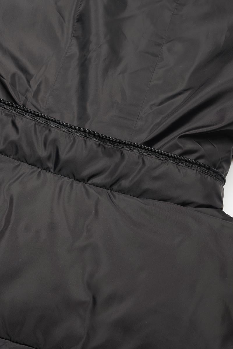 Wynagi black sleeveless down jacket