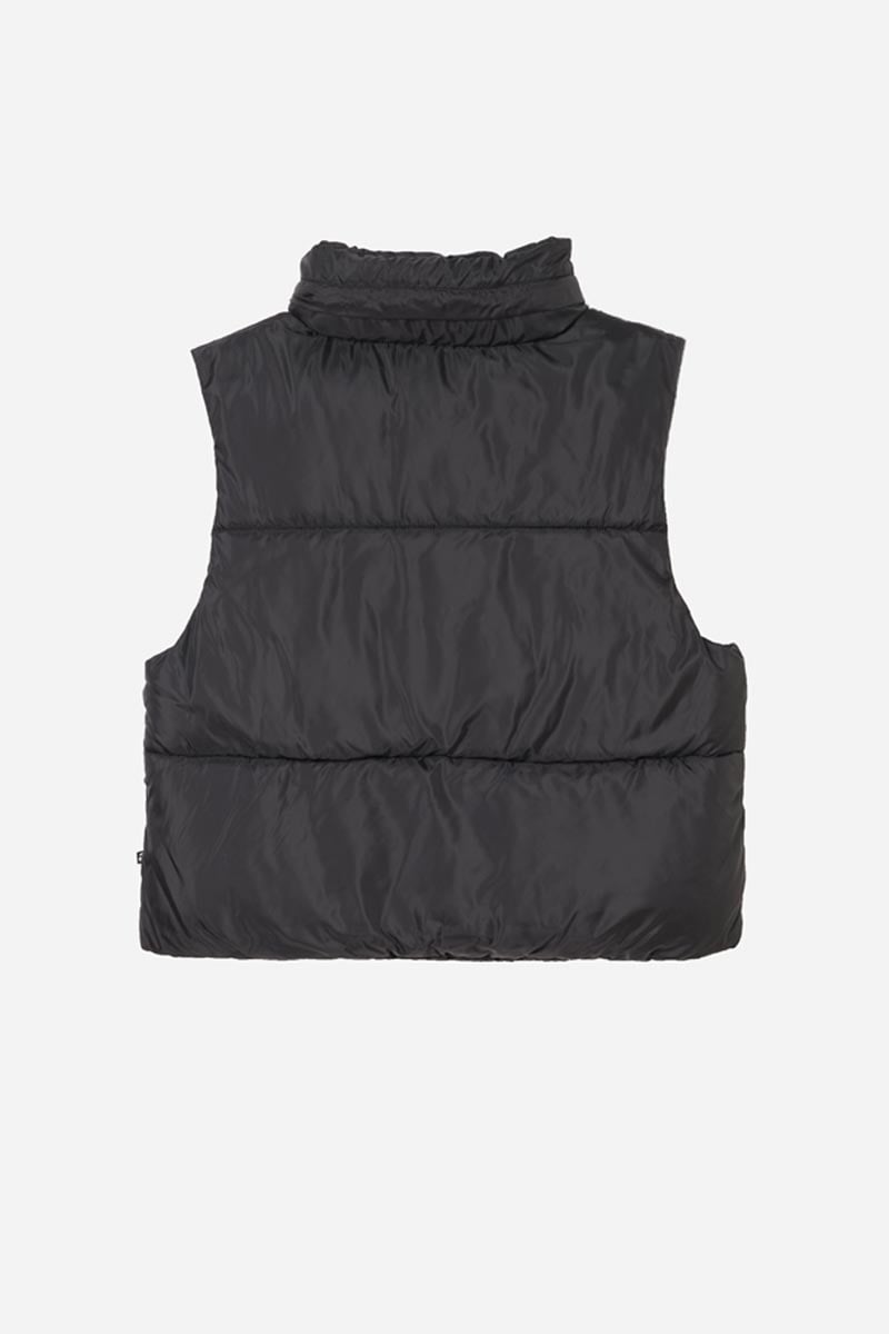Wynagi black sleeveless down jacket