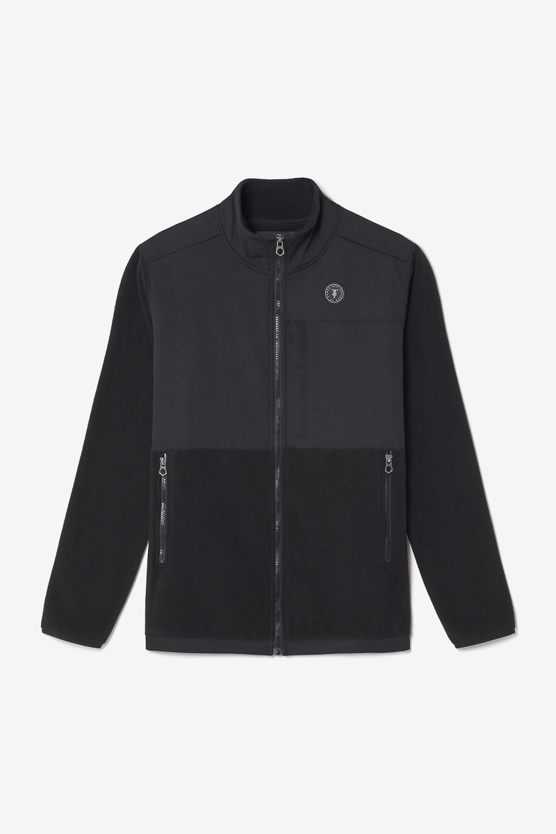 Black Drake zip-up sweatshirt