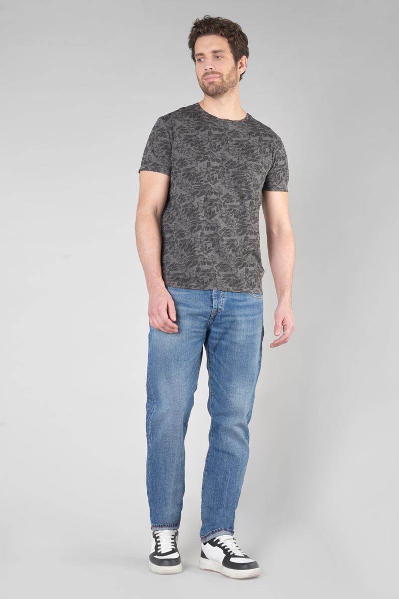 Grey and black patterned Presal t-shirt