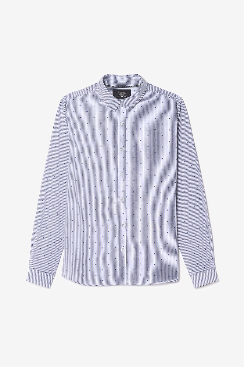 Chemise à rayures Stars avec motif étoile