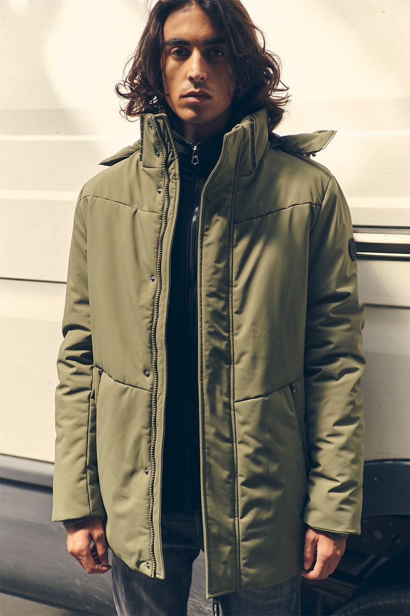 Khaki Titan down jacket