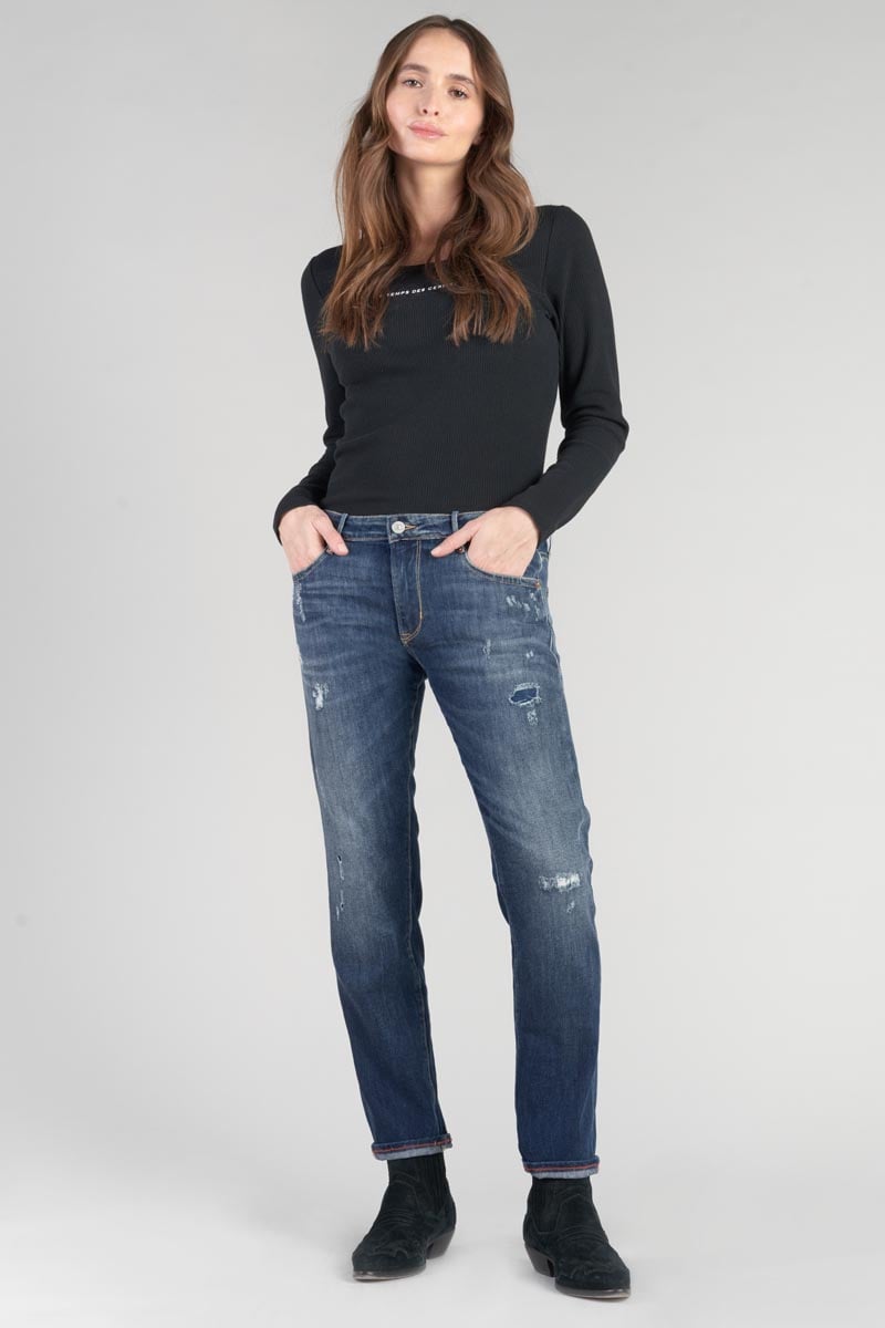 Jeans 200/43 boyfit Sea destroy blue N°2