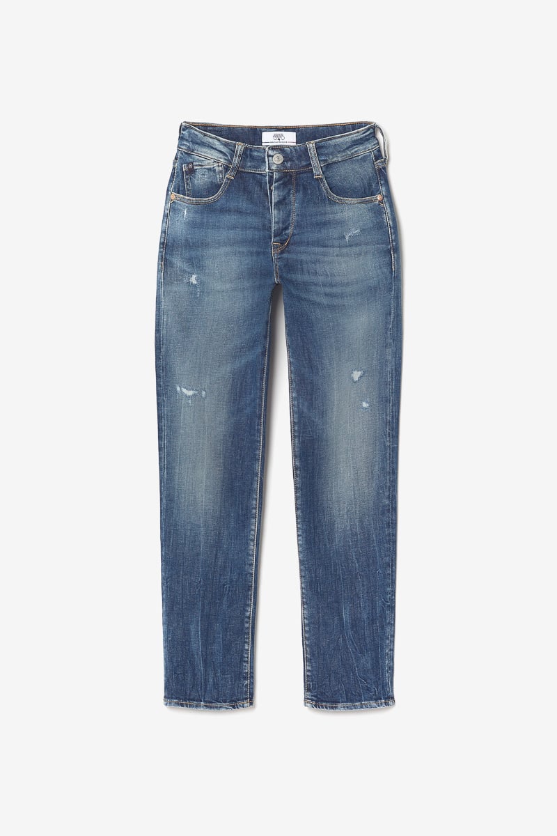 Jeans 400/17 mom Bambino taille haute 7/8ème destroy bleu N°2