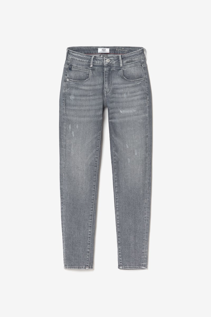 Jeans power skinny Eylau 7/8th destroy grey N°2