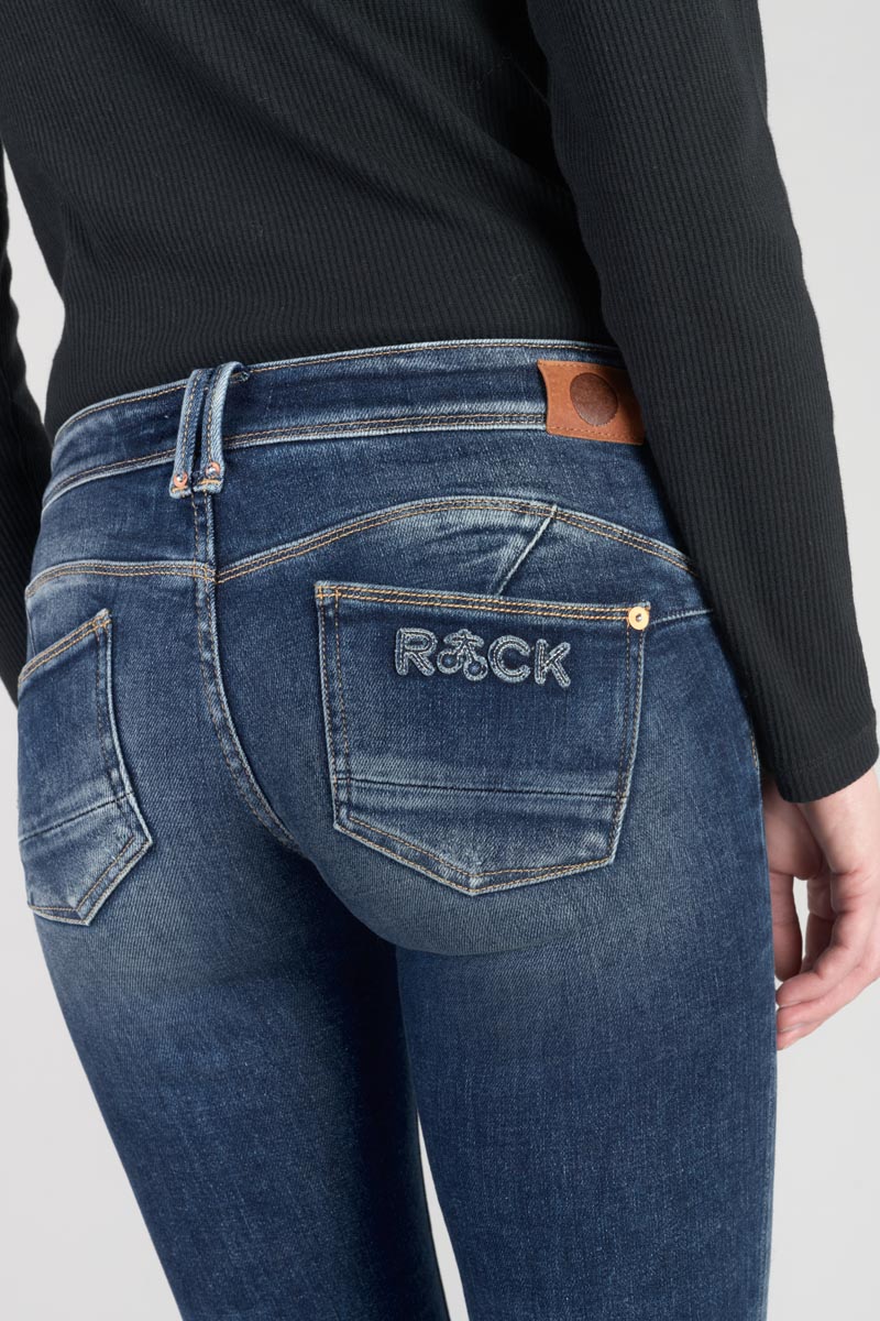 Jeans pulp slim Lilas 7/8th destroy blue N°2