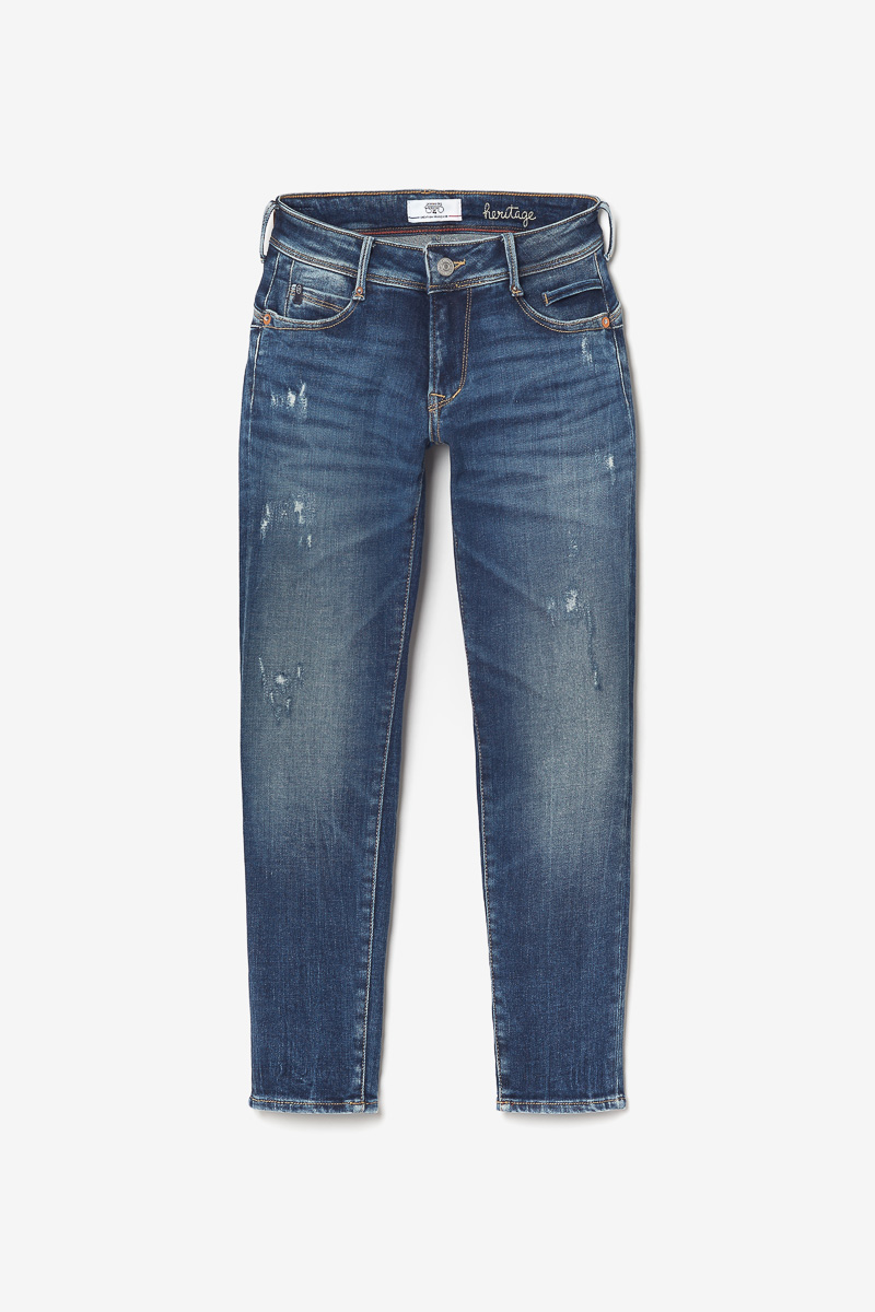 Jeans pulp slim Lilas 7/8th destroy blue N°2