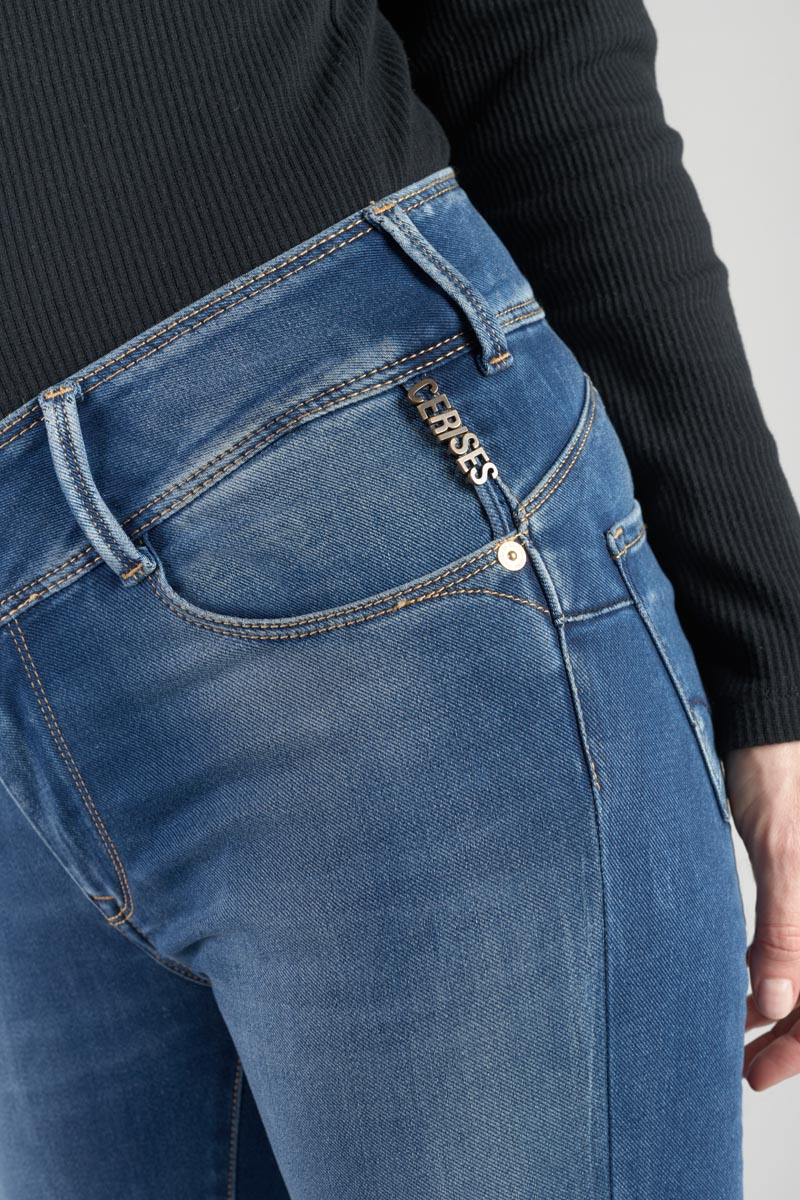 Jeans ultra pulp slim Mood high waist 7/8th blue N°3