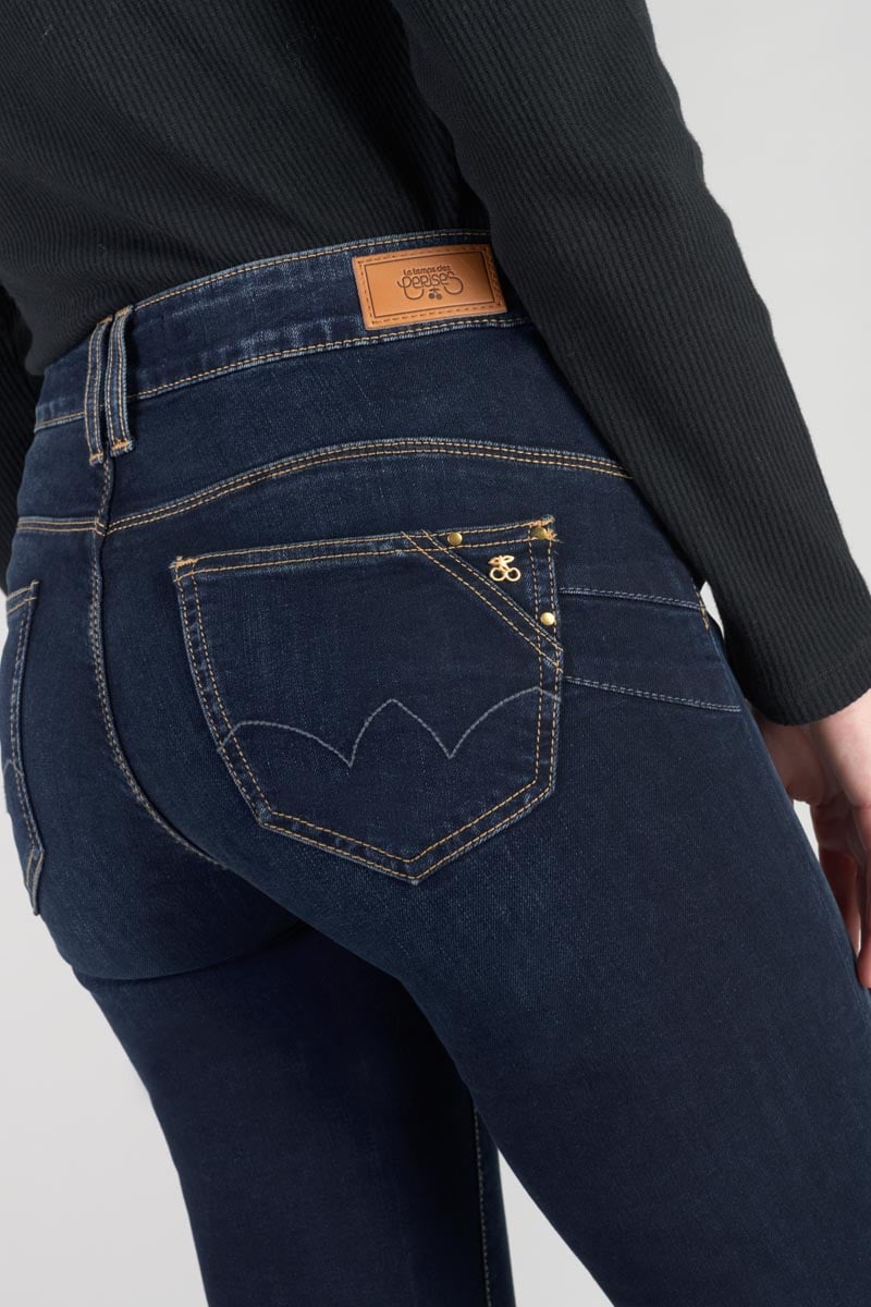 Jeans pulp slim Vanta taille haute bleu N°1