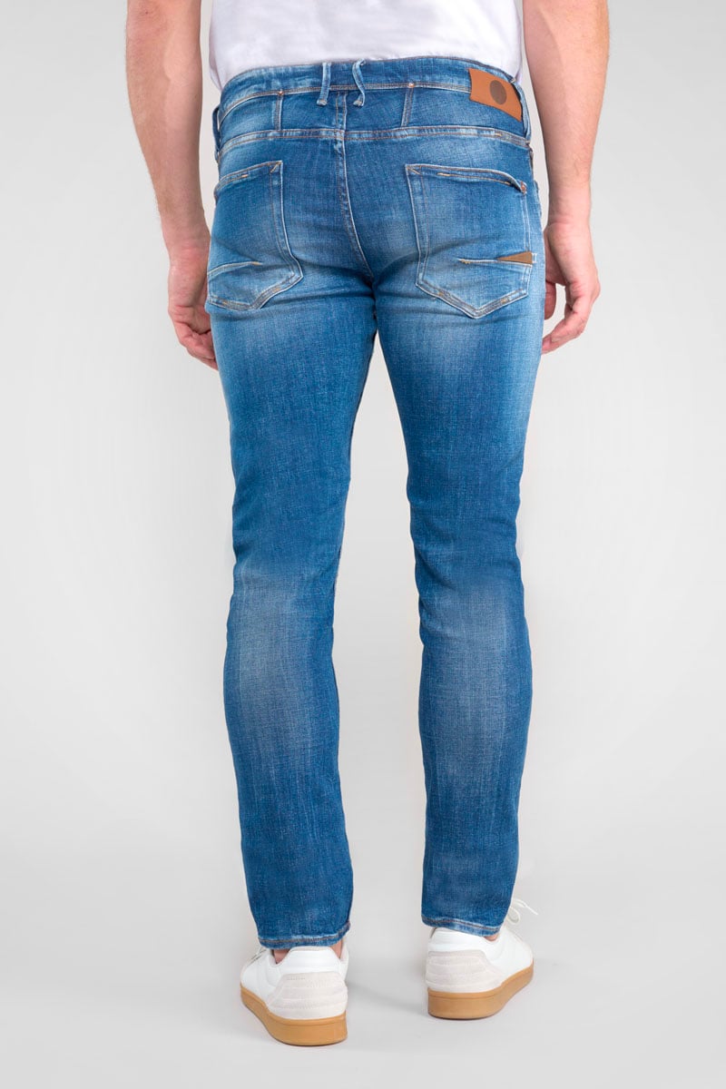 Jeans 600/17 adjusted Basic destroy bleu N°3