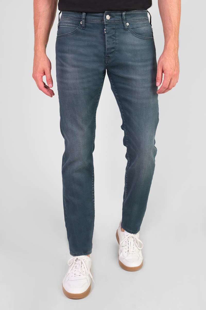 Jeans 700/11 adjusted Musset enduit bleu-noir N°3