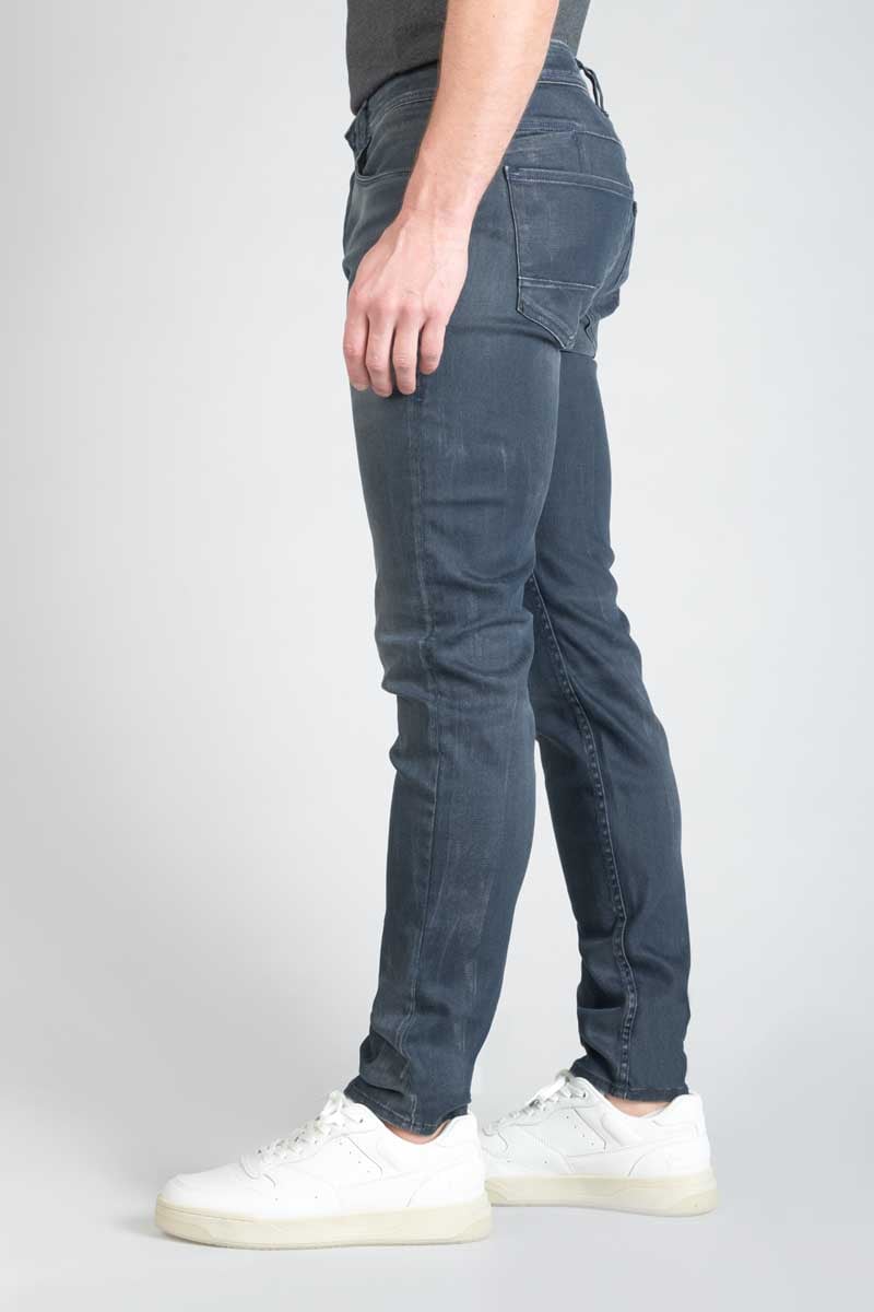 Jeans 700/11 adjusted Musset enduit bleu-noir N°3