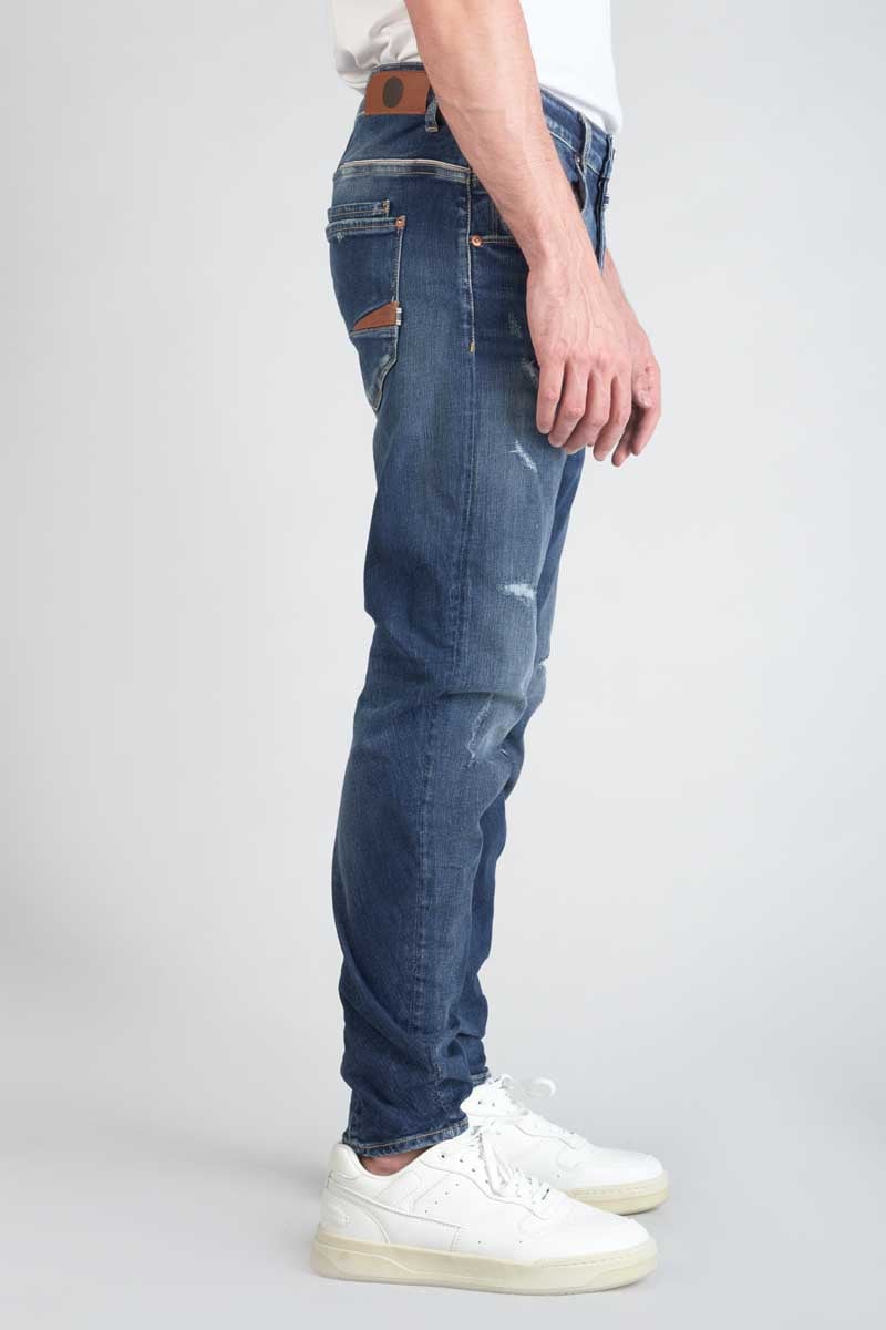 Jeans 900/03 tapered twisted Auteuil destroy blue N°3