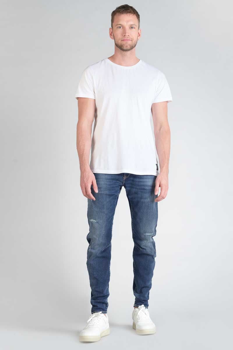 Jeans 900/03 tapered twisted Auteuil destroy blue N°3