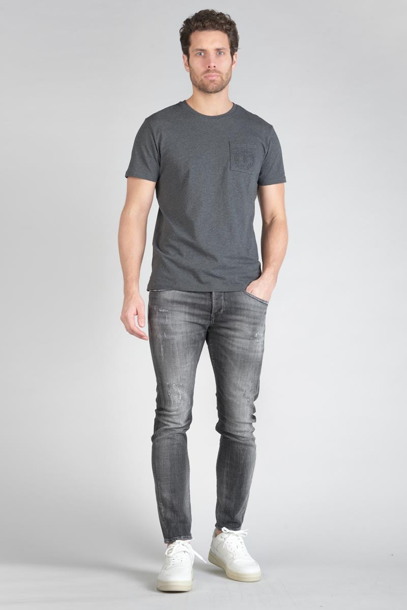 Jeans 900/16 tapered Odeon destroy grey N°2