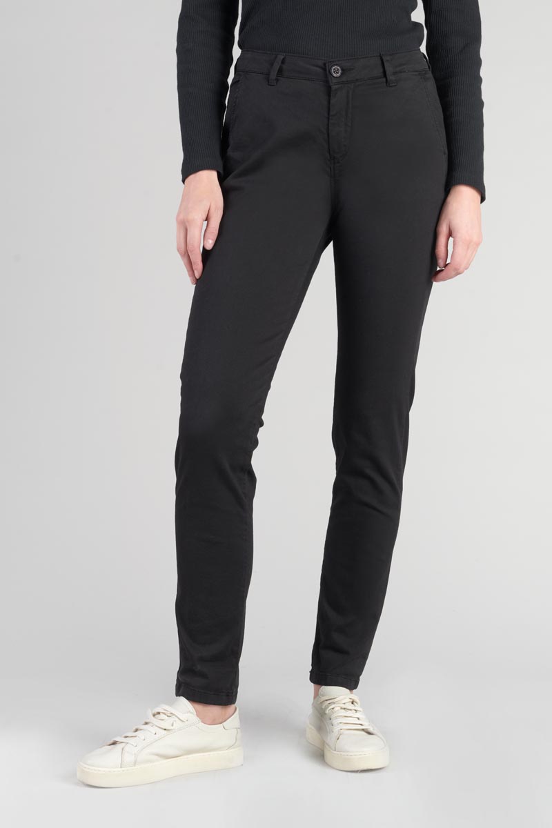 Black Dyli4 chino trousers