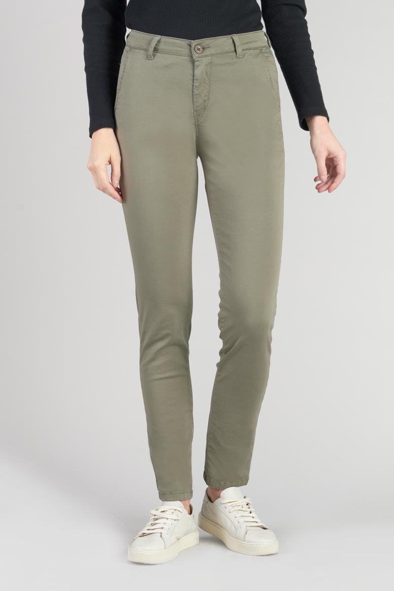 Pantalon chino Dyli4 kaki